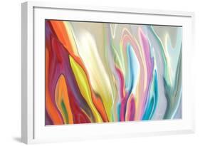 Floral Quest 1-Rabi Khan-Framed Art Print