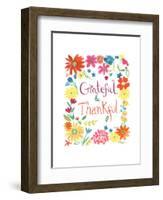 Floral Quote II-Farida Zaman-Framed Art Print