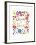 Floral Quote IV-Farida Zaman-Framed Art Print