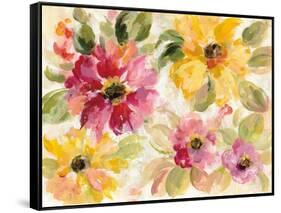 Floral Radiance-Silvia Vassileva-Framed Stretched Canvas