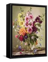 Floral Rapture-Albert Williams-Framed Stretched Canvas