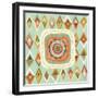 Floral Retro 3 Bloom-Richard Faust-Framed Art Print