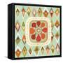 Floral Retro 3 Squared-Richard Faust-Framed Stretched Canvas