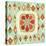 Floral Retro 3 Squared-Richard Faust-Stretched Canvas