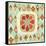 Floral Retro 3 Squared-Richard Faust-Framed Stretched Canvas