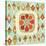 Floral Retro 3 Squared-Richard Faust-Stretched Canvas