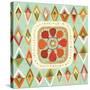 Floral Retro 3 Squared-Richard Faust-Stretched Canvas