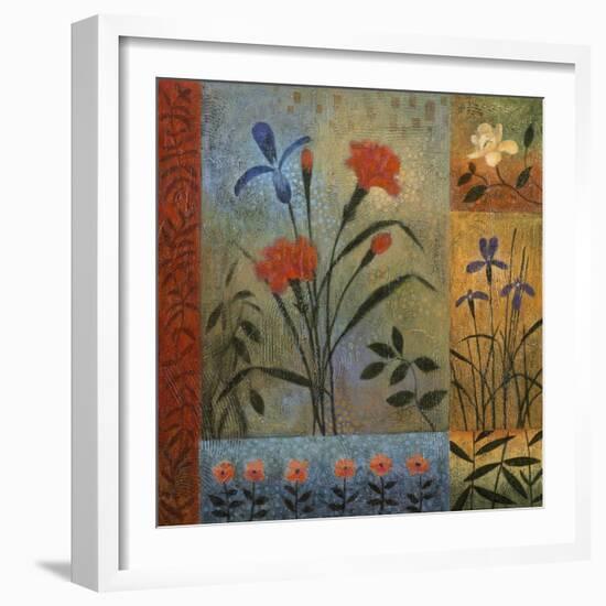 Floral Rhapsody 1-John Zaccheo-Framed Giclee Print