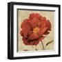 Floral Romance I C-Lisa Audit-Framed Art Print