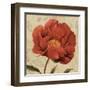 Floral Romance II C-Lisa Audit-Framed Art Print