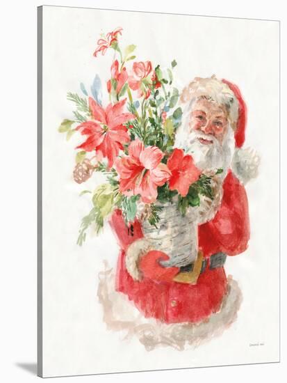 Floral Santa-Danhui Nai-Stretched Canvas