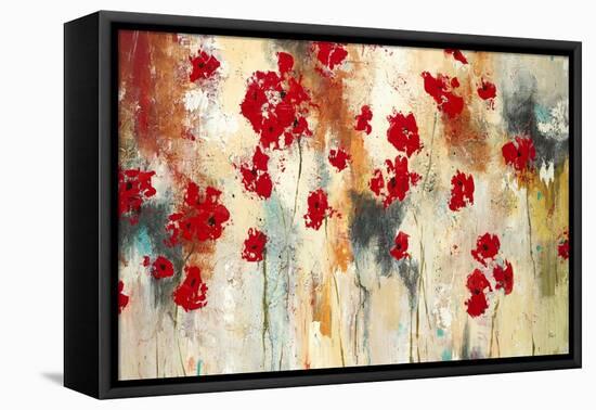 Floral Scape-Lisa Ridgers-Framed Stretched Canvas
