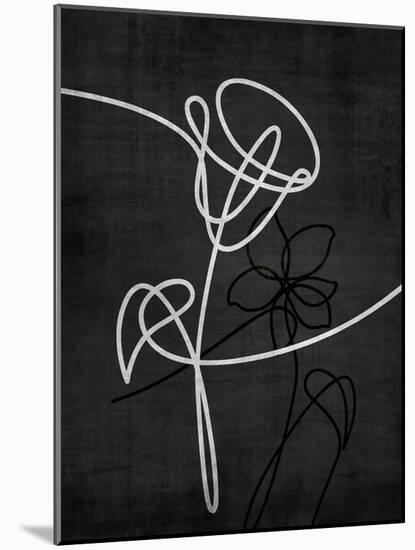 Floral Scribble 2-Denise Brown-Mounted Art Print