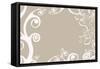 Floral Scroll-chughes-Framed Stretched Canvas