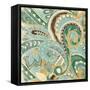Floral Sea Two-Jace Grey-Framed Stretched Canvas