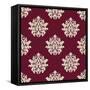 Floral Seamless Arabesque Pattern-seamartini-Framed Stretched Canvas
