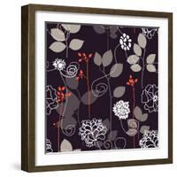 Floral Seamless Background-Danussa-Framed Art Print