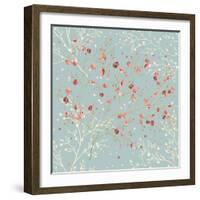 Floral Seamless Pattern with Blooming Branches in Springtime-Milovelen-Framed Art Print