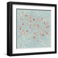 Floral Seamless Pattern with Blooming Branches in Springtime-Milovelen-Framed Art Print