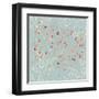 Floral Seamless Pattern with Blooming Branches in Springtime-Milovelen-Framed Art Print