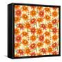 Floral Seamless Pattern with Colorful Flowers-hoverfly-Framed Stretched Canvas