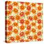 Floral Seamless Pattern with Colorful Flowers-hoverfly-Stretched Canvas