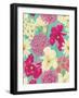 Floral Seamless Pattern with Flowers in Watercolor Style-hoverfly-Framed Art Print