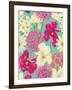 Floral Seamless Pattern with Flowers in Watercolor Style-hoverfly-Framed Art Print