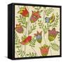 Floral Seamless-gollli-Framed Stretched Canvas