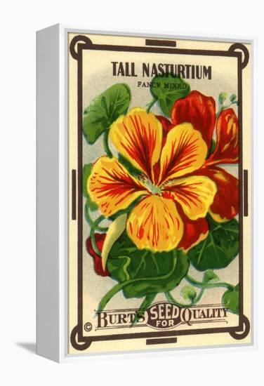 Floral Seed Packet-null-Framed Stretched Canvas