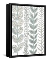 Floral Shades of Gray II-Elizabeth Medley-Framed Stretched Canvas