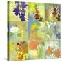 Floral Shadows-9 Patch-Jan Weiss-Stretched Canvas