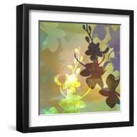 Floral Shadows-Jan Weiss-Framed Art Print