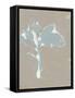 Floral Silhouette II-null-Framed Stretched Canvas