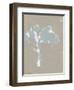 Floral Silhouette II-null-Framed Art Print