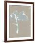 Floral Silhouette II-null-Framed Art Print