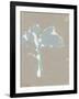 Floral Silhouette II-null-Framed Art Print