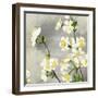 Floral - Silver-The Saturday Evening Post-Framed Giclee Print