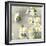 Floral - Silver-The Saturday Evening Post-Framed Premium Giclee Print