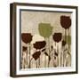 Floral Simplicity I (Green)-Patricia Pinto-Framed Premium Giclee Print