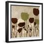 Floral Simplicity I (Green)-Patricia Pinto-Framed Premium Giclee Print