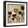 Floral Simplicity I (Green)-Patricia Pinto-Framed Art Print