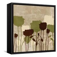 Floral Simplicity II (Green)-Patricia Pinto-Framed Stretched Canvas