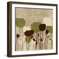 Floral Simplicity II (Green)-Patricia Pinto-Framed Art Print