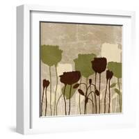 Floral Simplicity II (Green)-Patricia Pinto-Framed Art Print