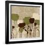 Floral Simplicity II (Green)-Patricia Pinto-Framed Art Print