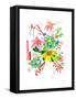 Floral Sketch 2, 2014-Jo Chambers-Framed Stretched Canvas