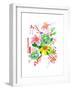 Floral Sketch 2, 2014-Jo Chambers-Framed Giclee Print