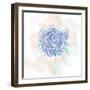 Floral Sketch Watercolor Rose-OnRei-Framed Art Print