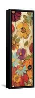 Floral Sketches on Linen I-Silvia Vassileva-Framed Stretched Canvas